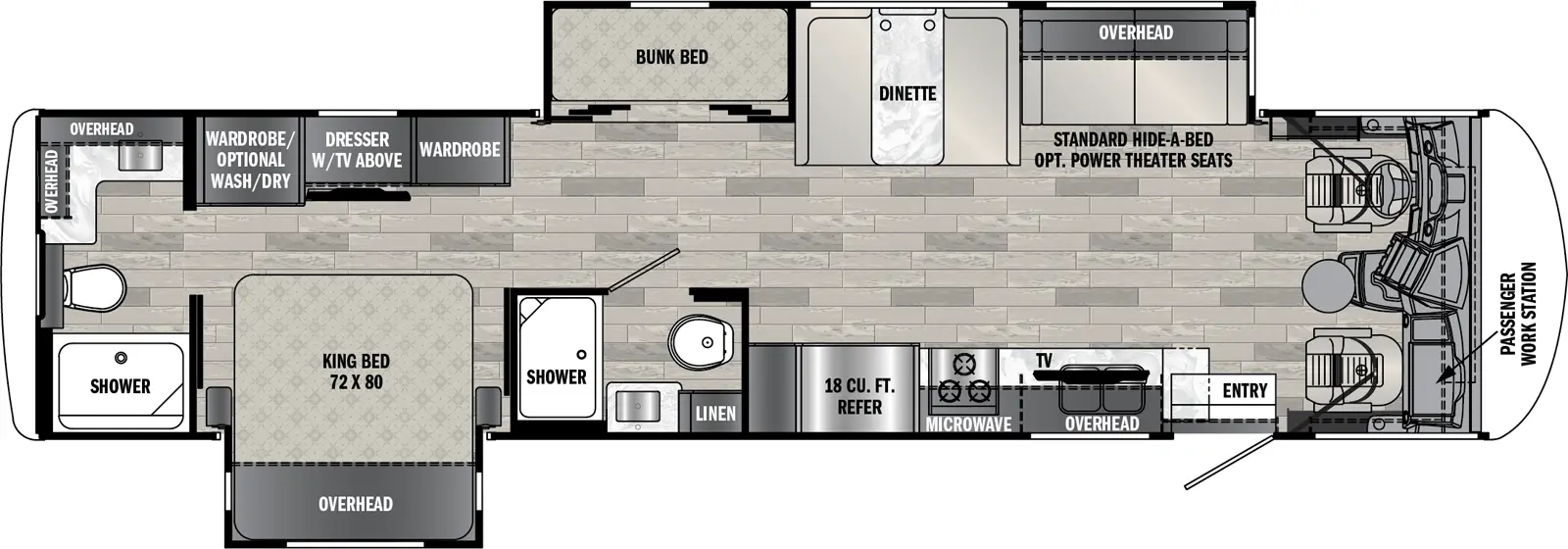 Georgetown 5 Series Gt5 36F5 Floorplan